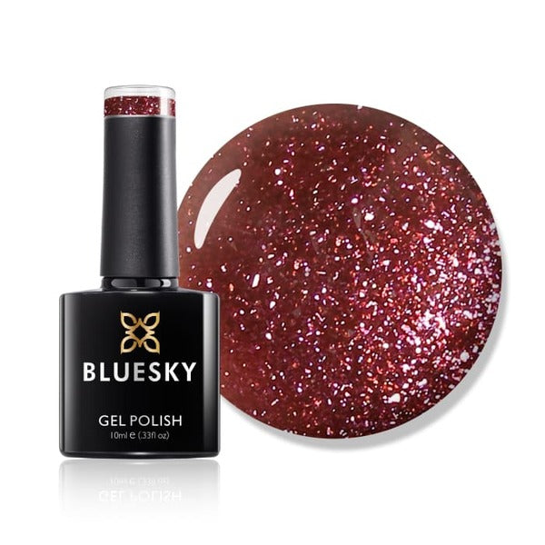 Bluesky nail gel polish maroon cherry - British product