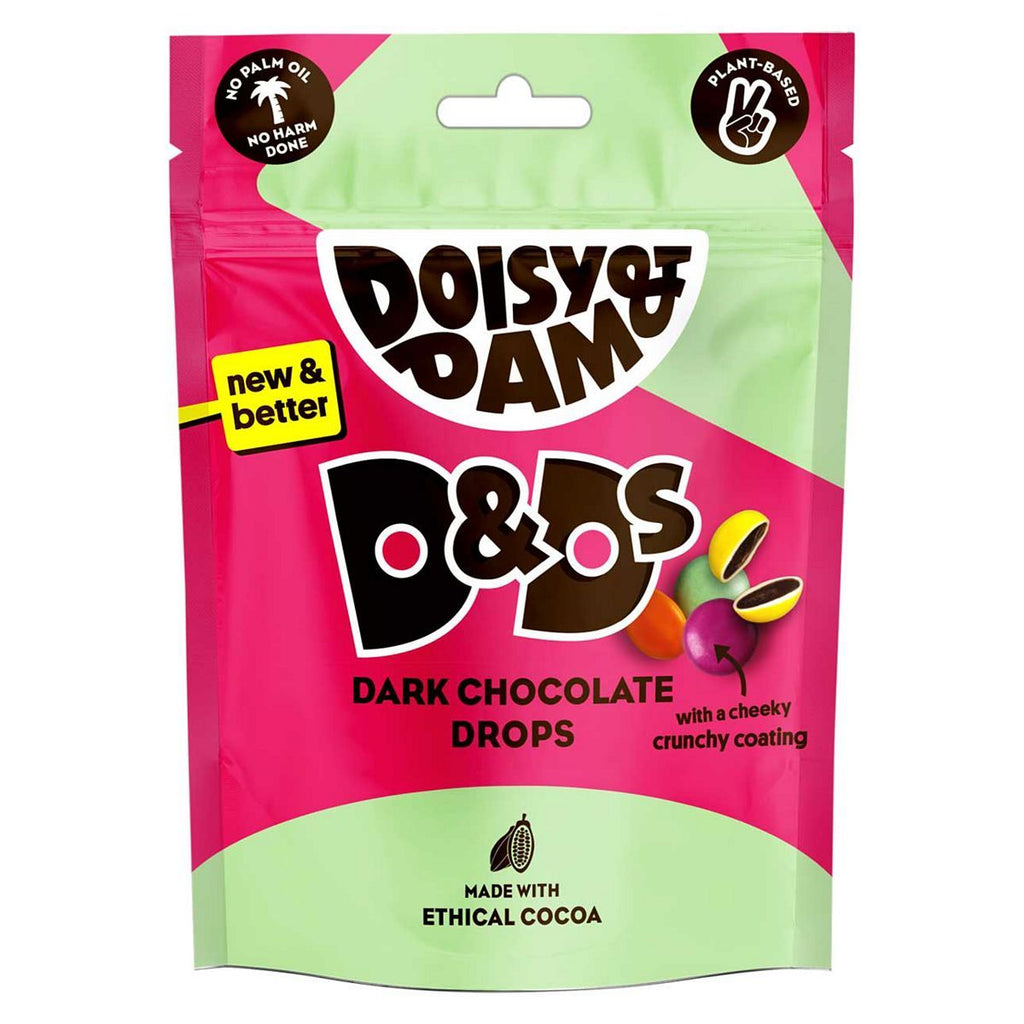 Doisy & Dam Dark Chocolate Drops - 80g