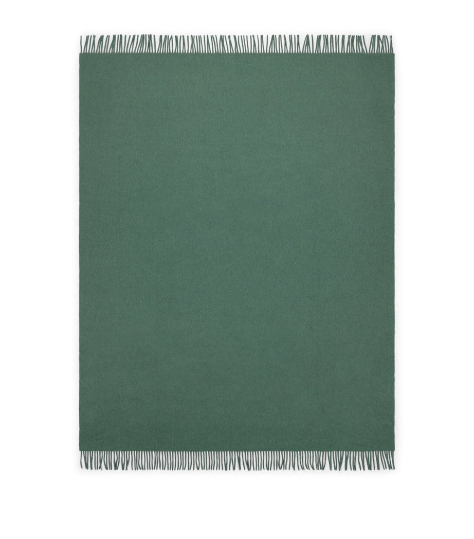 Begg x Co Kaschmir Arran Solid Decke 147x183cm, importiert aus Großbritannien