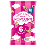 Sainsbury's Sweet & Salty Butterfly Popcorn 6x14g Popcorn Sainsburys   