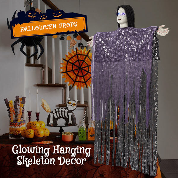 Livingandhome Halloween hanging ghost 129cm - British product
