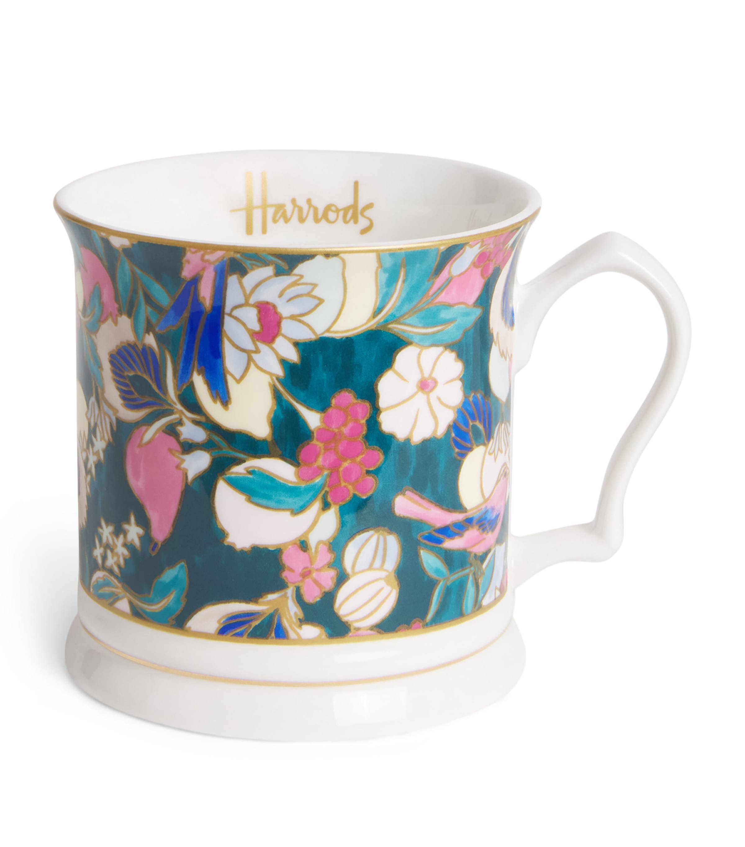 Harrods Enchanted Emporium Botanical bone china mug, UK version