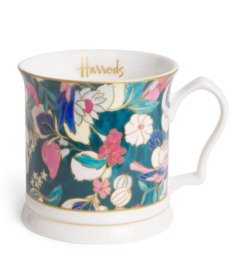 Harrods Enchanted Emporium Botanical bone china mug, UK version
