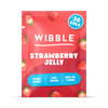 Wibble strawberry vegan jelly crystals 57g (British brand)