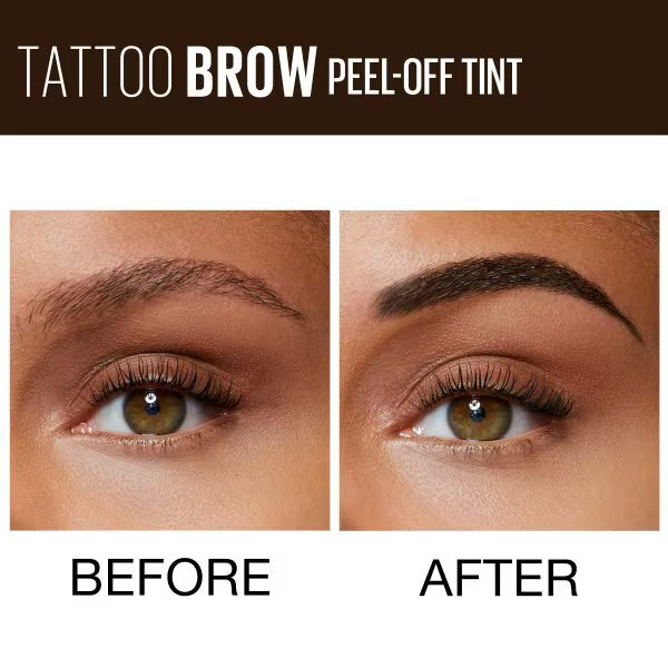 Maybelline Eyebrow Gel Tint Dark Brown, imported from the UK