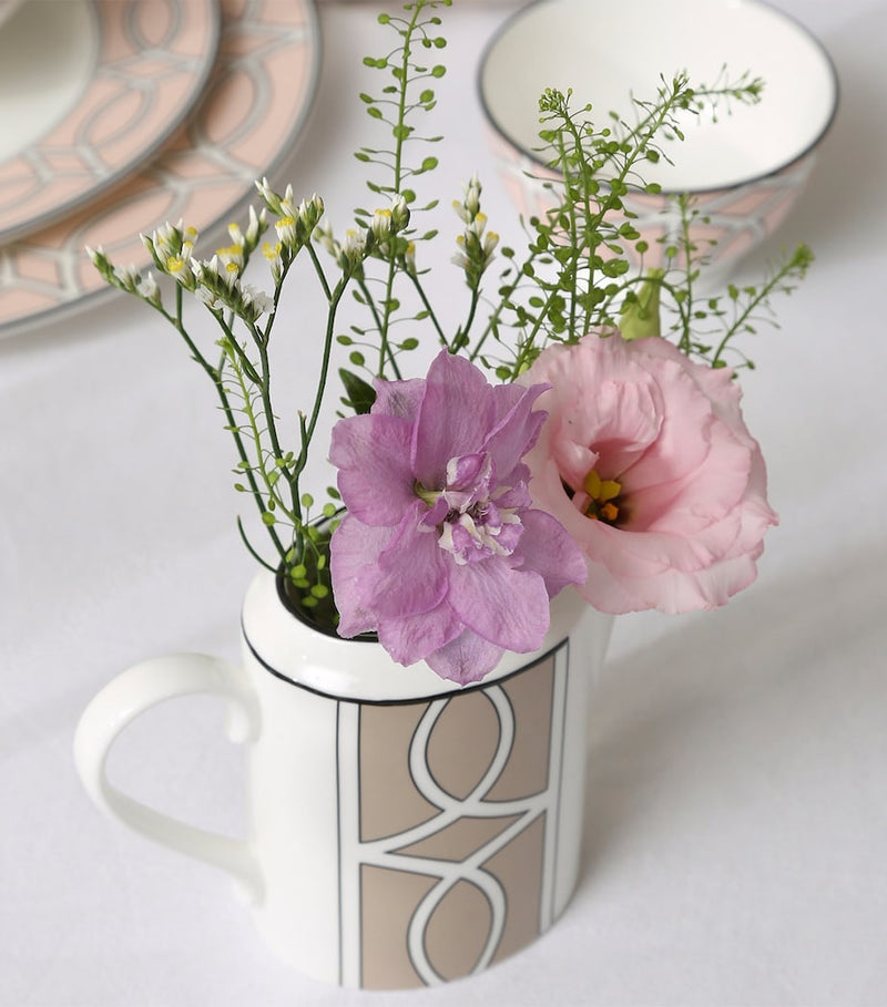 O.W. London geometric print milk jug 235ml, imported from the UK