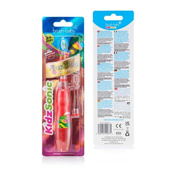 Brush Baby Dinosaur KidzSonic® Kids Electric Toothbrush