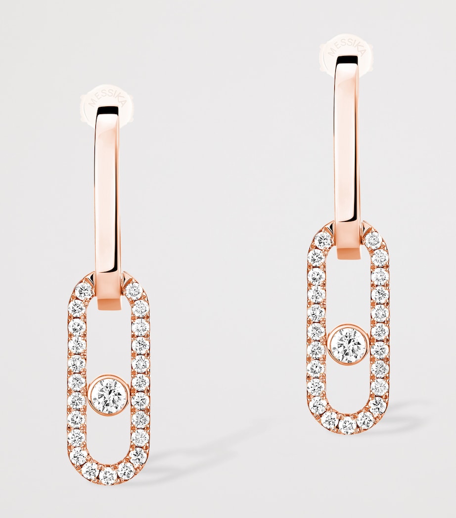 Messika Roségold Diamant Ohrringe 1,70ct - Britisches Produkt