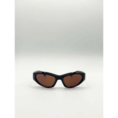 Superdrug SVNX Star Racer Black Brown Sunglasses- Buy online at McGrocer