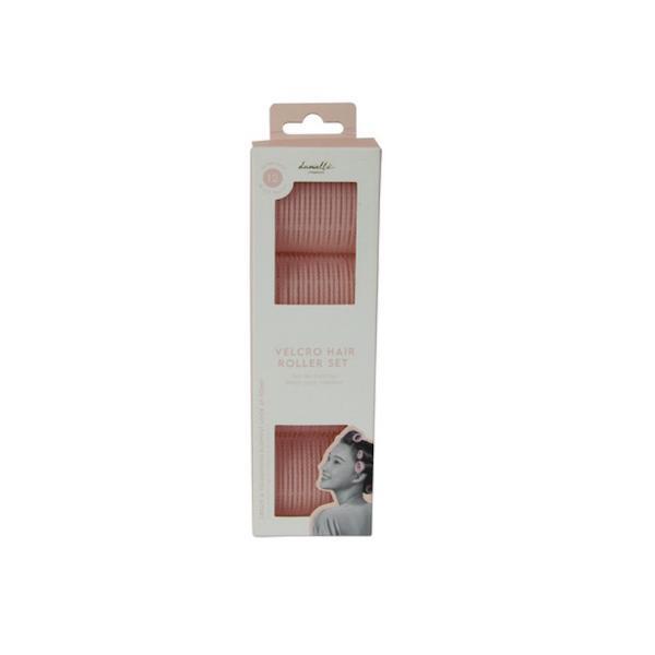 Danielle Creations pink hair roller set 12 pack (British brand)