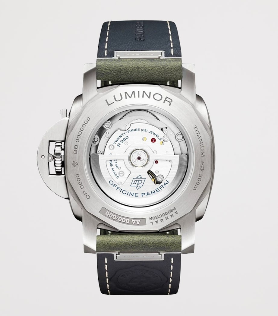 Panerai Luminor Marina brushed titanium watch 44mm, UK version