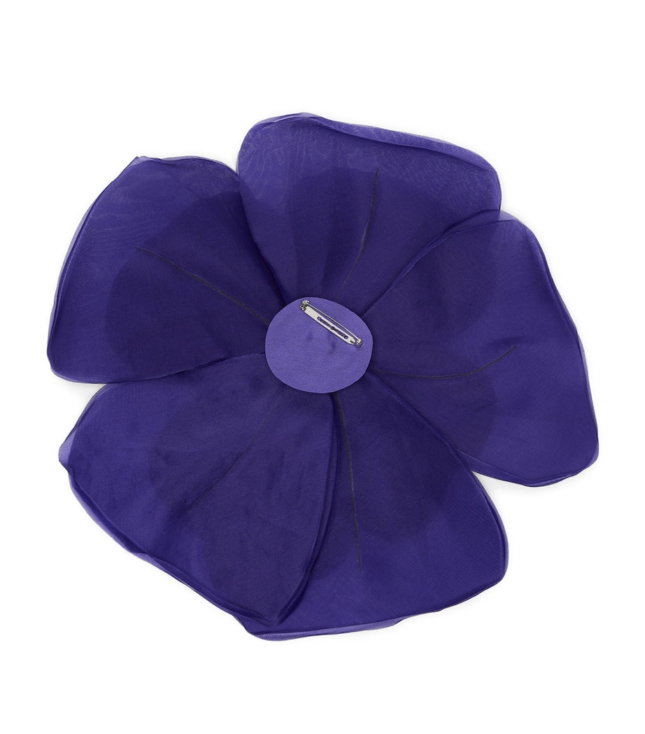 Marina Rinaldi silk organza flower brooch - British product