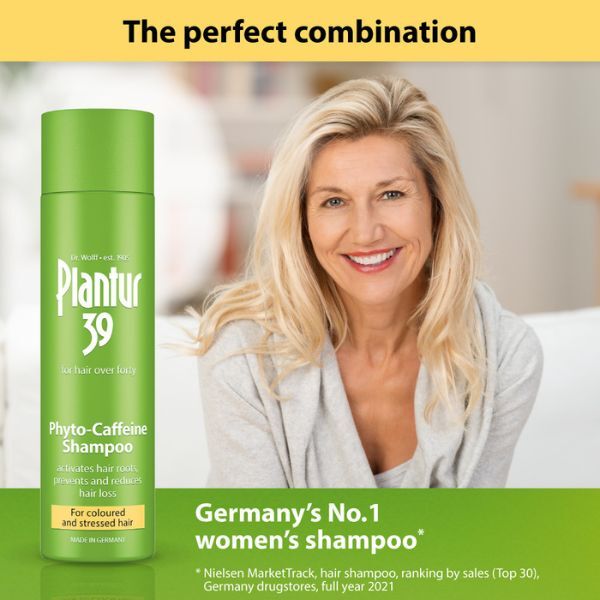 Plantur 39 Caffeine Shampoo Coloured Stressed Hair 3x 250ml GOODS Superdrug   