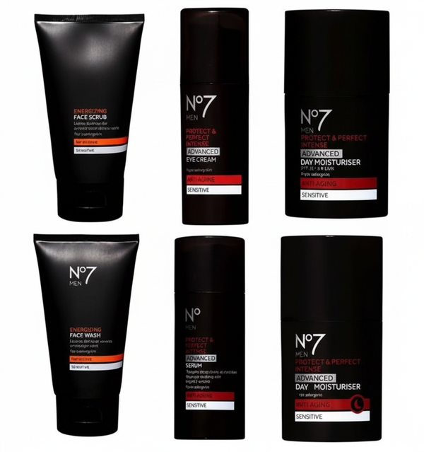 Men's 6-Piece Complete Anti-Ageing Skincare Routine Set