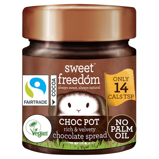 Sweet Freedom Choc Pot Chocolate Spread 250g milk free Sainsburys   