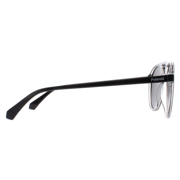 Polaroid PLD 4162/S black polarised aviator sunglasses (British brand)