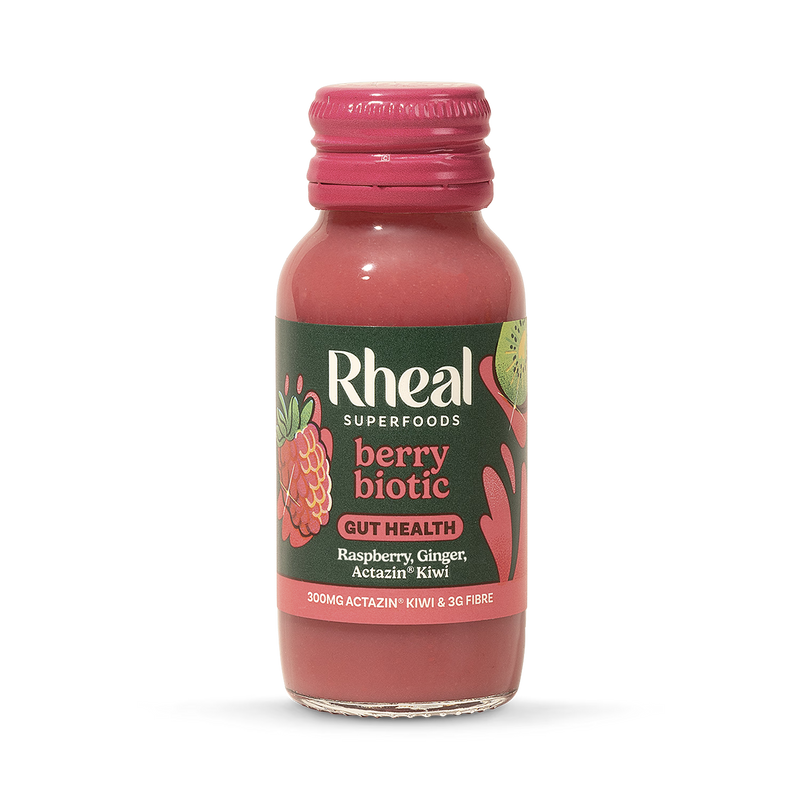 Rheal berry biotic gut health shot 60ml, imported from the UK