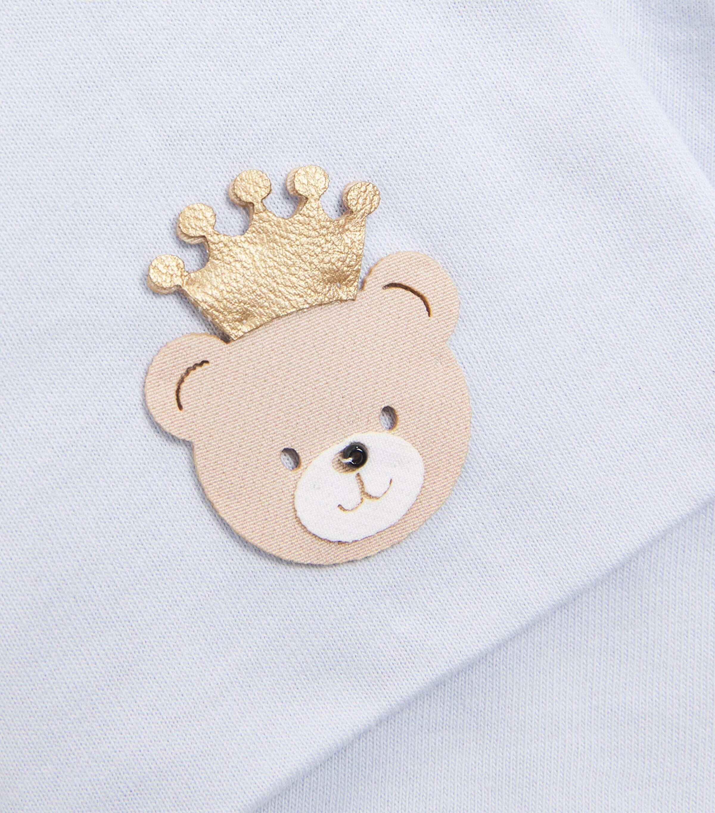 Story Loris cotton baby hat with bear design (British brand)