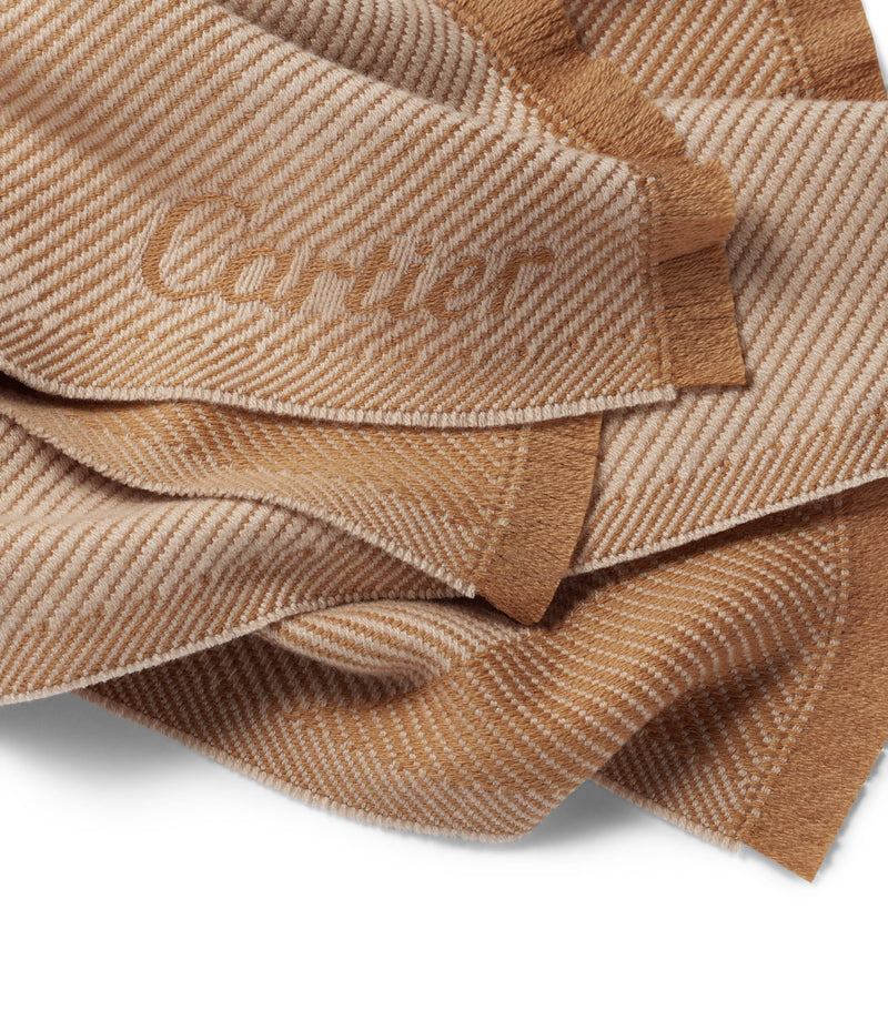 Cartier Wool-Cashmere Panthère de Cartier blanket 190cm x 140cm - British product