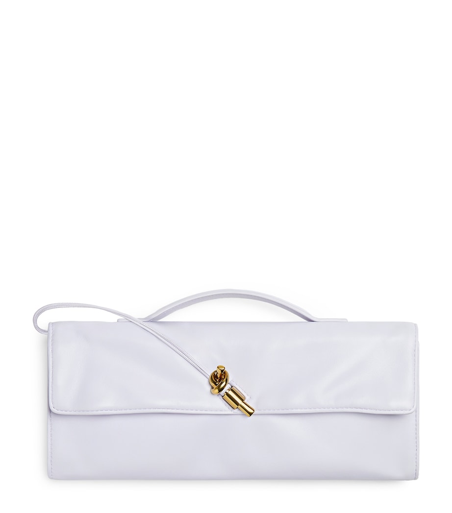 Bottega Veneta Andiamo leather clutch bag - British product