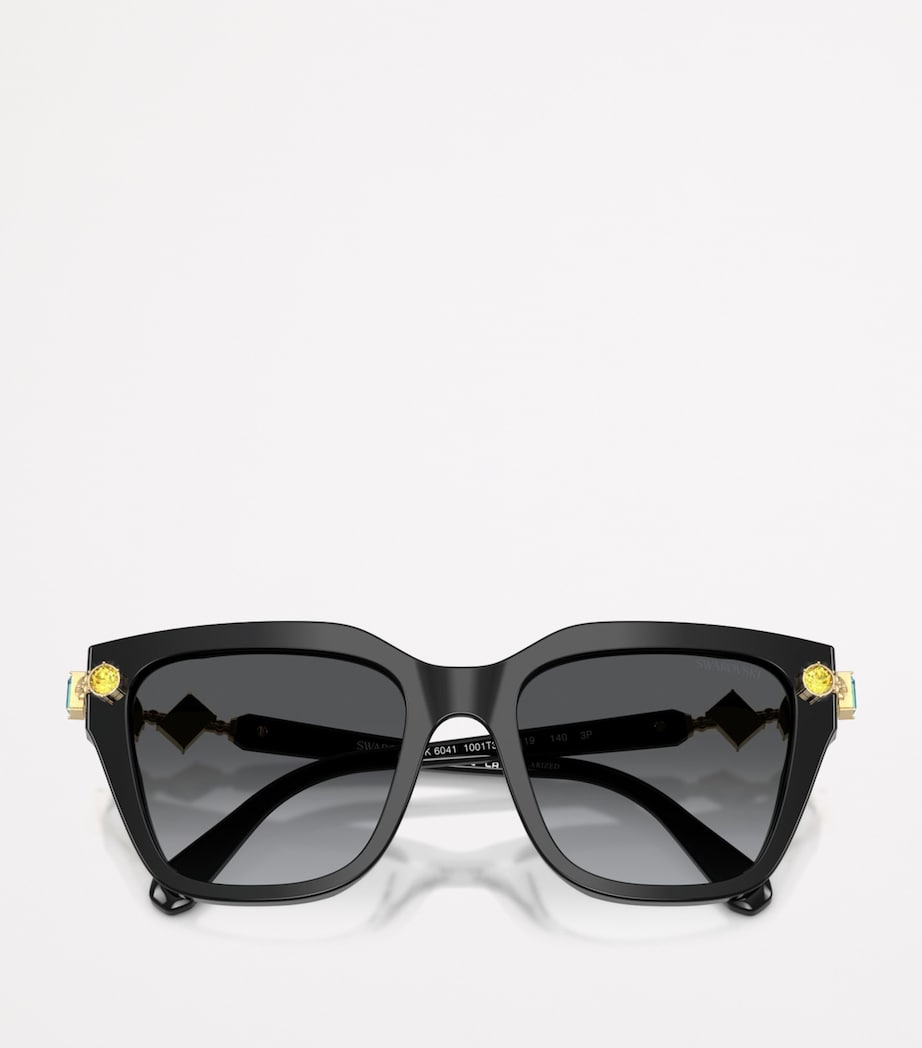 Swarovski oversized acetate sunglasses SK6041, imported from the UK