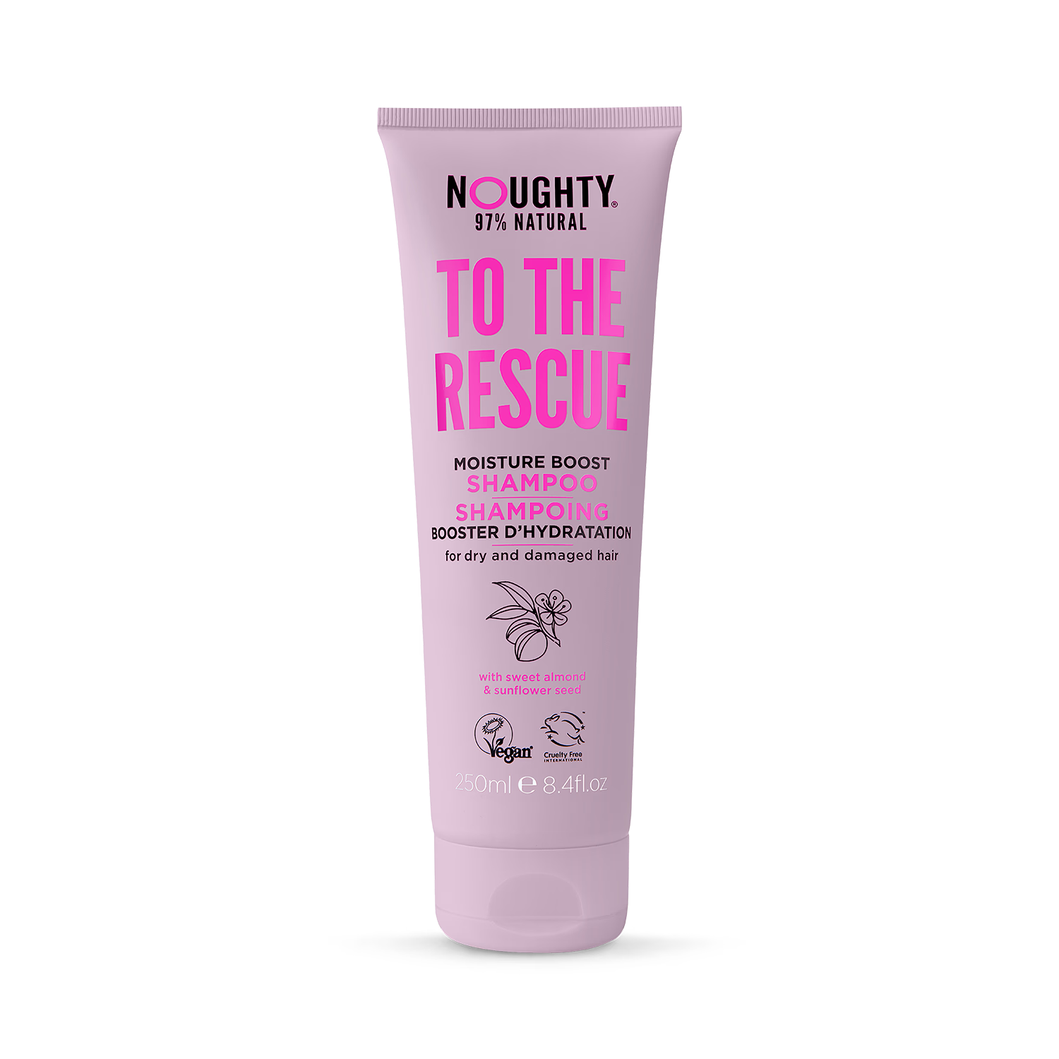 Noughty To The Rescue shampoo 250ml (British brand)