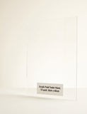 Prada square-frame transparent acetate glasses with clear lenses (British brand)