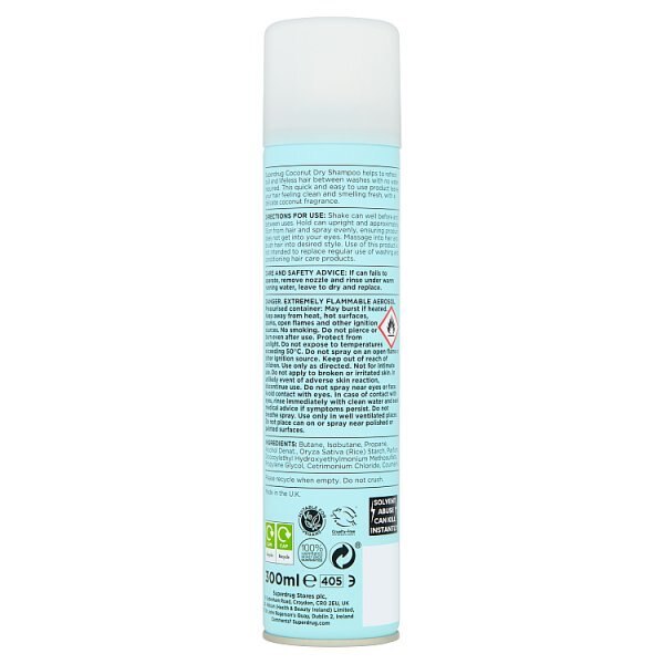 Superdrug Dry Shampoo Coconut 300ml