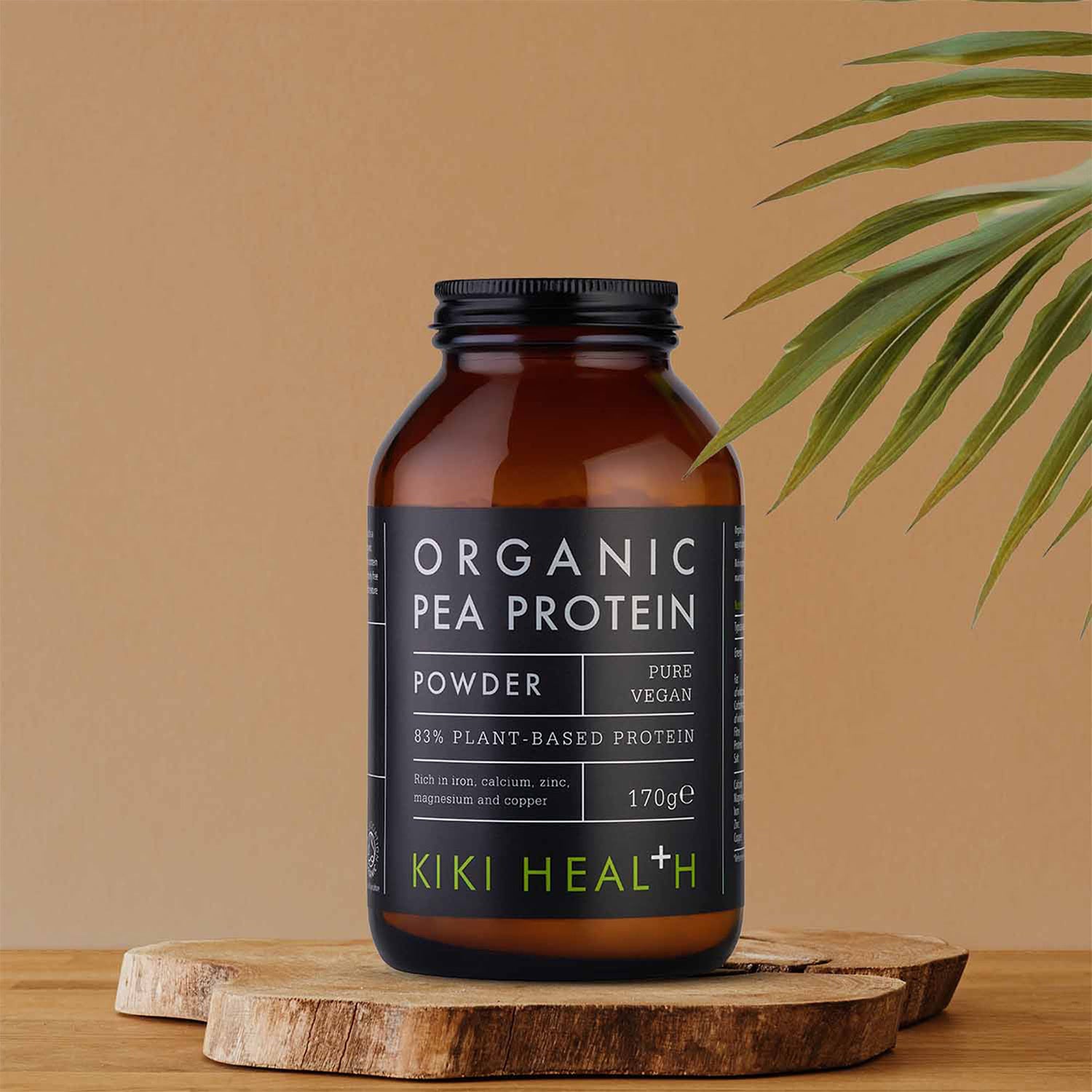KIKI's raw organic pea protein powder 170g - British product