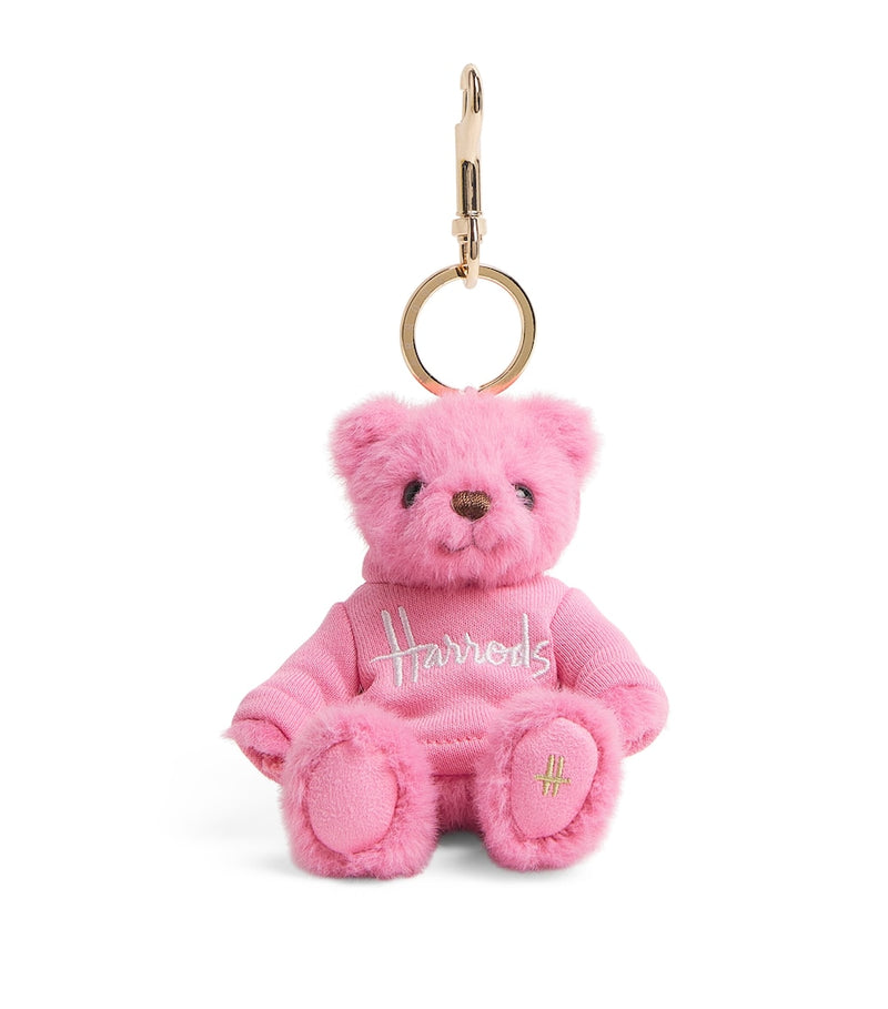 Harrods Logo Bear Keyring 12cm, UK version