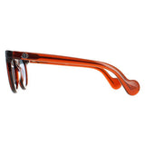 Moncler round acetate sunglasses Dark Brown Blue - British product