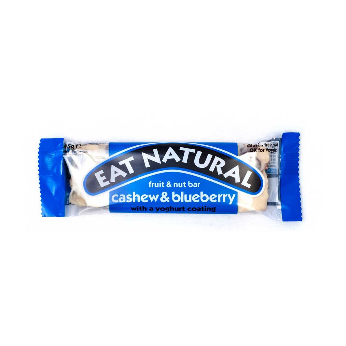 Eat Natural Fruit & Nut Bar Cashew & Blueberry with a Yoghurt Coating 45g GOODS Boots   