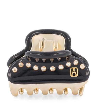 Harrods Alexandre de Paris Gold-Plated Crystal-Embellished Claw Hair Clip- Buy online at McGrocer