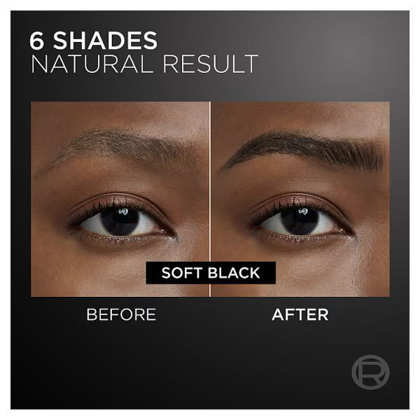 L'Oréal Paris Infallible Eyebrow Tint Pen Soft Black, UK version