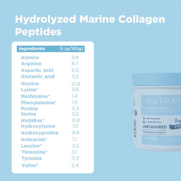 Nutrafine marine collagen powder 210g - British product