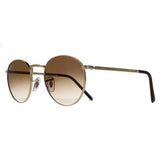 Ray-Ban RB3637 round sunglasses gold gradient unisex, UK version