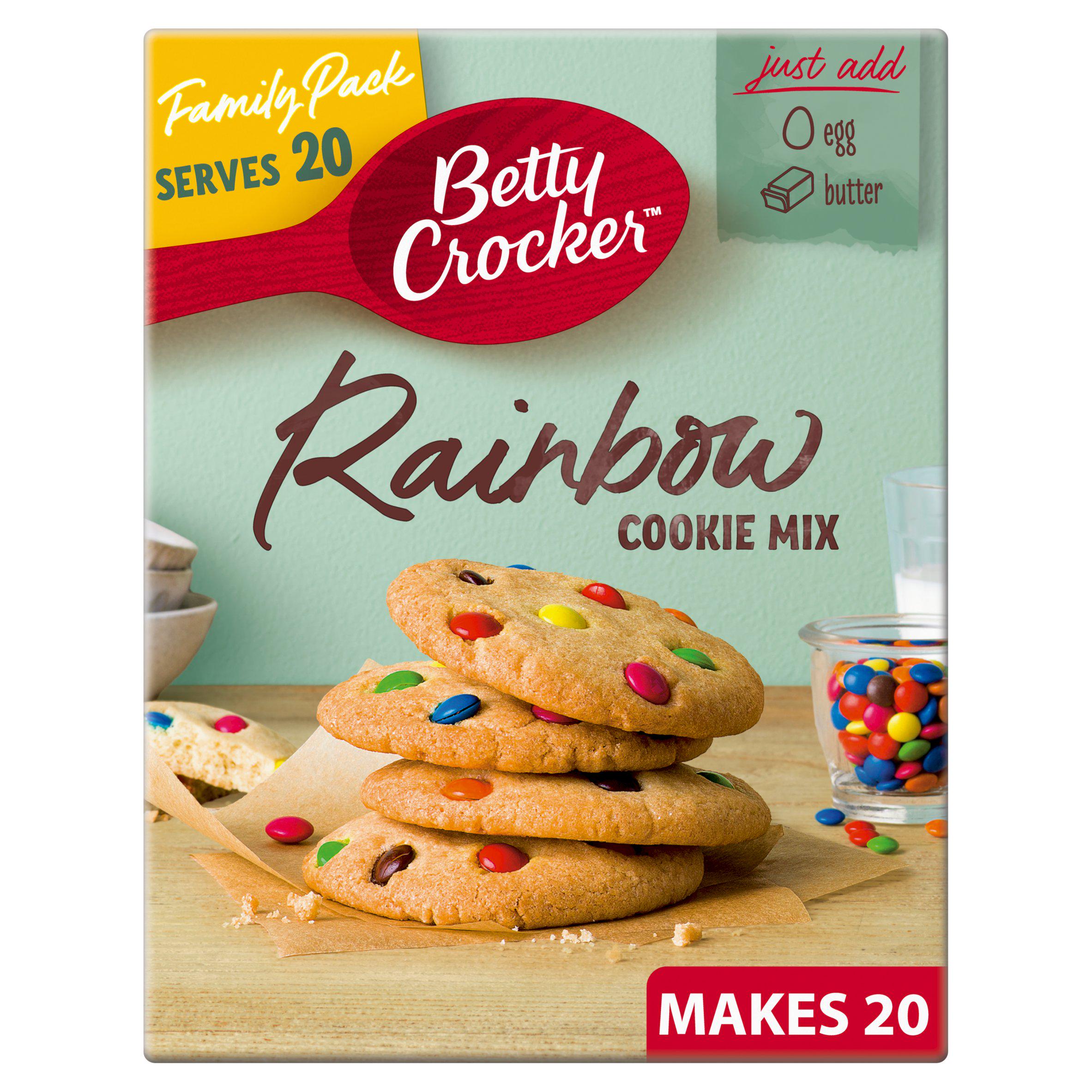 Betty Crocker Rainbow Cookie Mix 495g Colourings & flavourings Sainsburys   