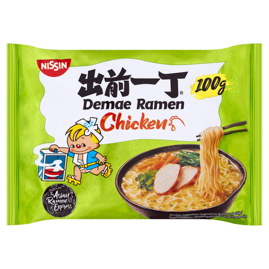 Nissin Demae Ramen Chicken Flavour Japanese Noodlesoup 100g GOODS Sainsburys   
