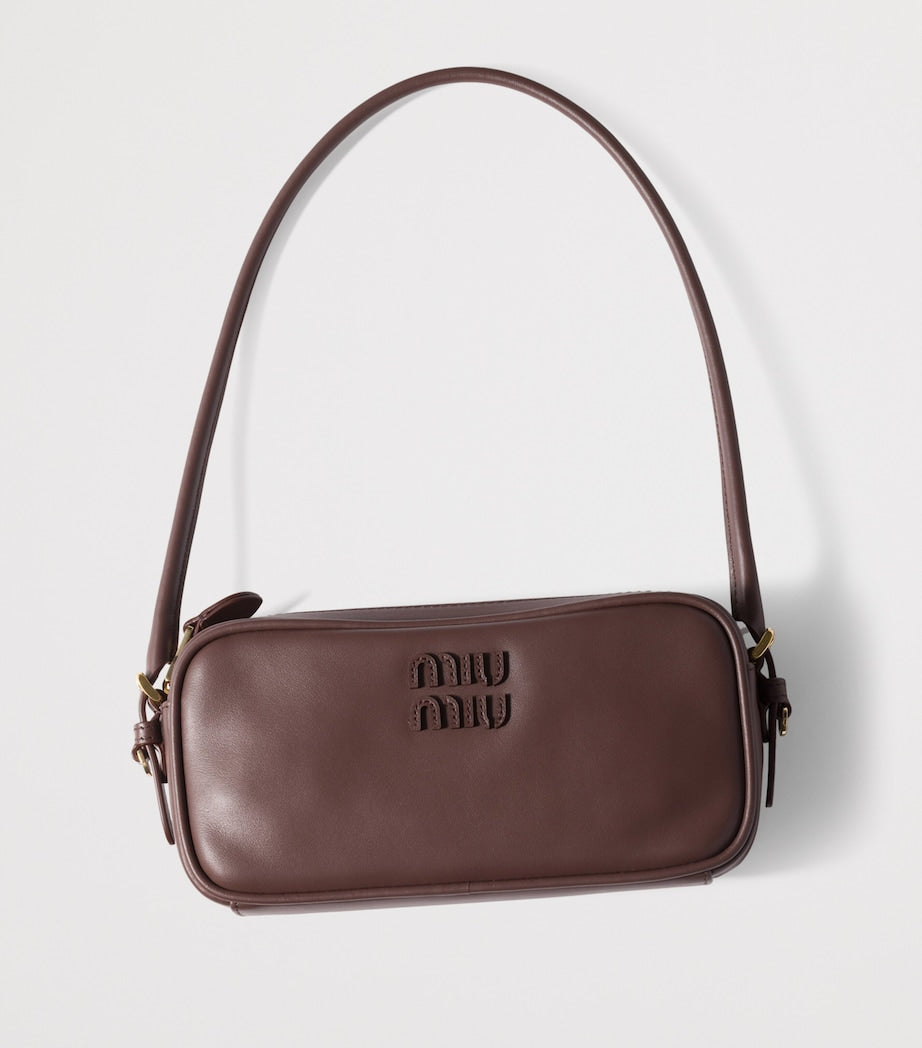 Miu Miu padded leather pouch adjustable strap UK version
