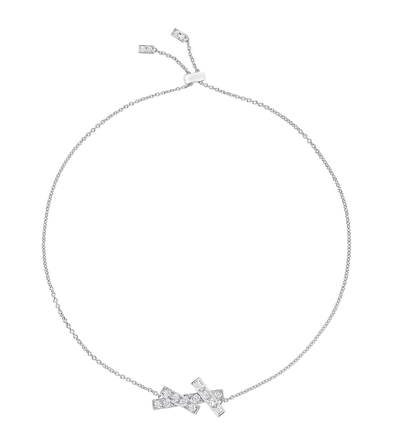Graff White Gold and Diamond Threads Bracelet