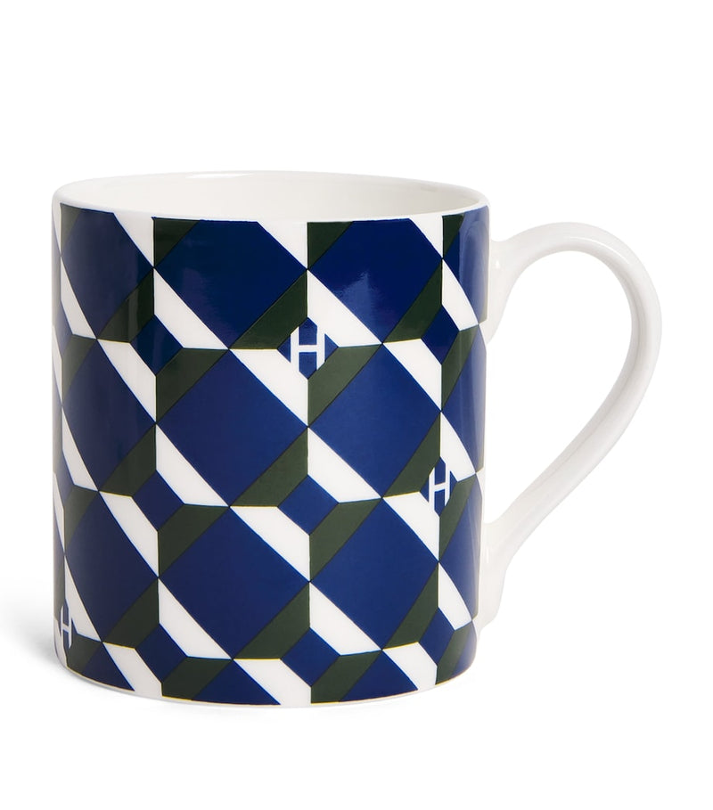 Harrods logo geometric mug, UK version