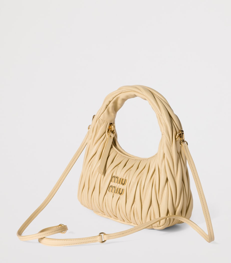 Miu Miu Wander bag in matelassé nappa leather (British brand)