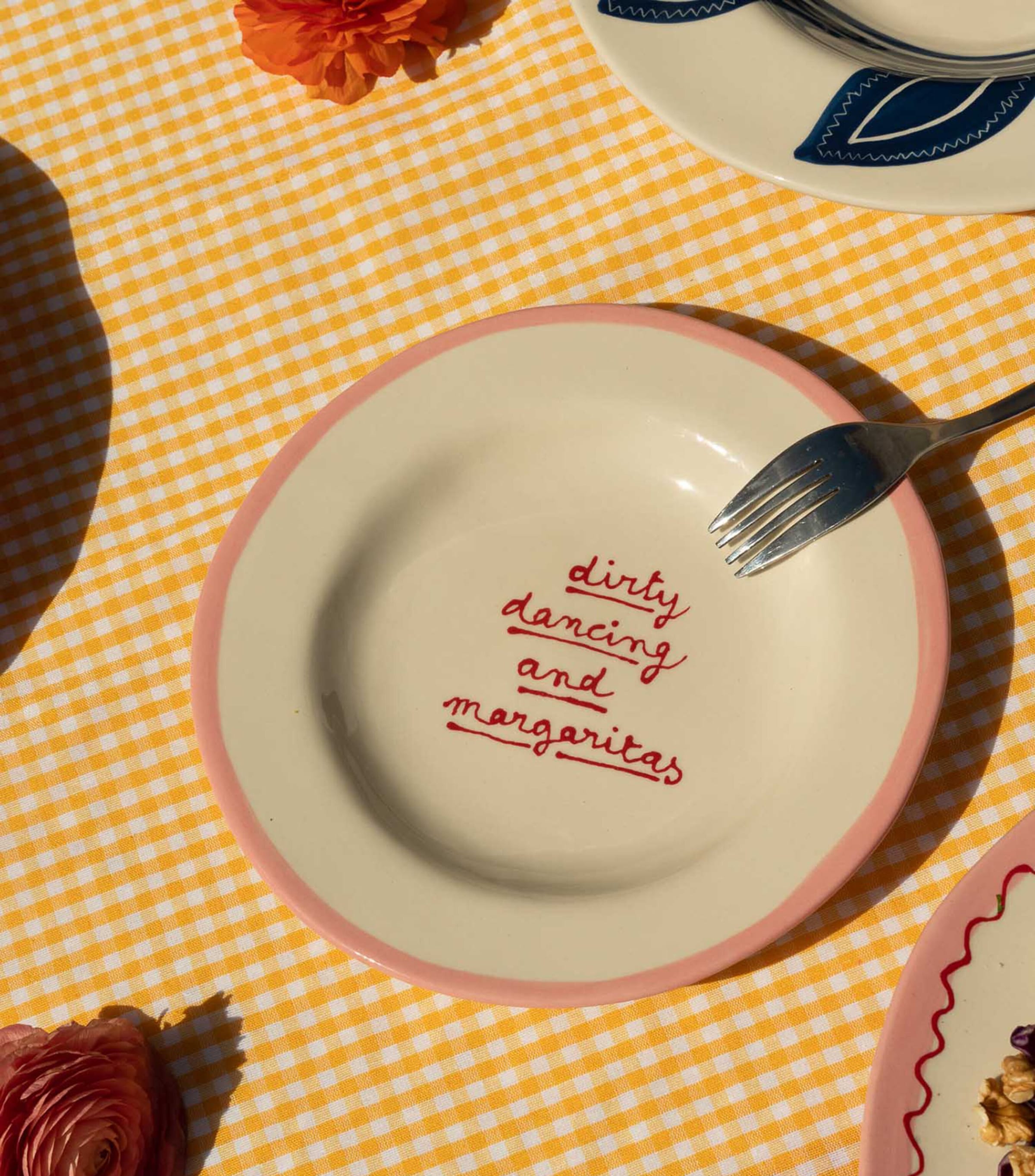 Laetitia Rouget Dirty Dancing and Margaritas plate 22cm, UK version