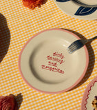 Laetitia Rouget Dirty Dancing and Margaritas plate 22cm, UK version