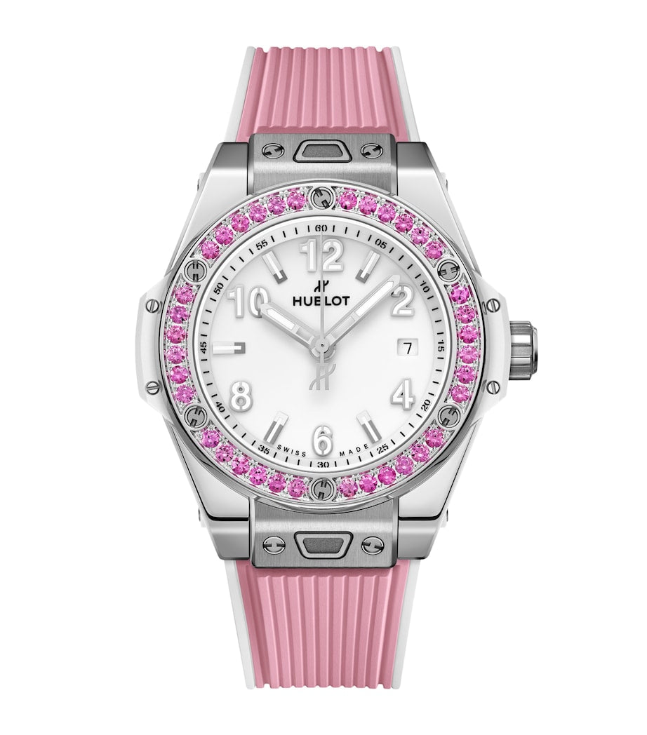 Hublot Big Bang One Click watch 33mm stainless steel sapphire - British product