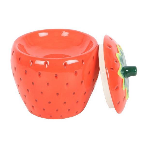 Something Different ceramic strawberry oil burner (British brand)
