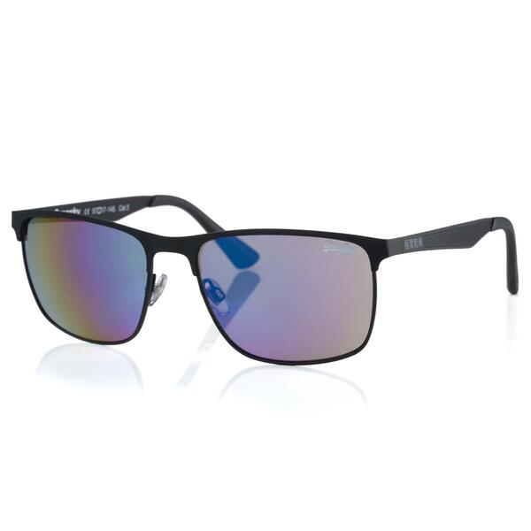 Superdry Ace black mirrored sunglasses, imported from the UK