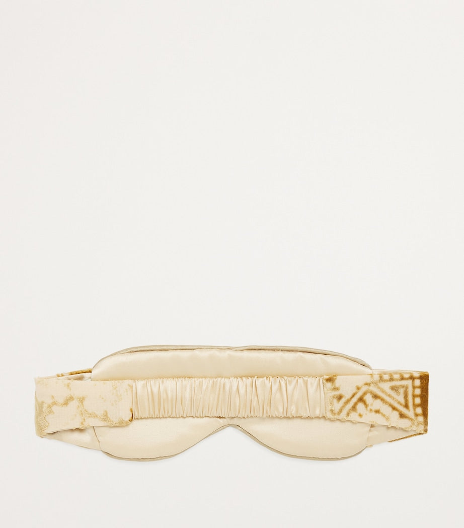 Daniel Hanson luxury silk floral sleep mask, imported from the UK