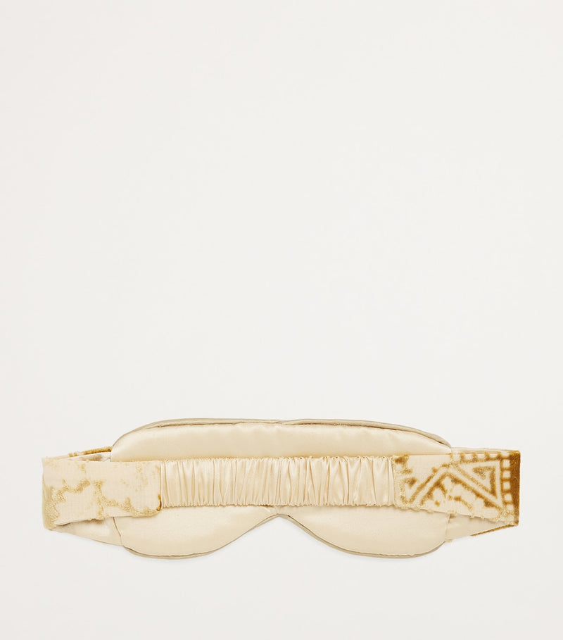 Daniel Hanson luxury silk floral sleep mask, imported from the UK