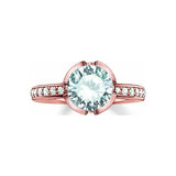 Thomas Sabo rose gold ladies ring size 54 - British product